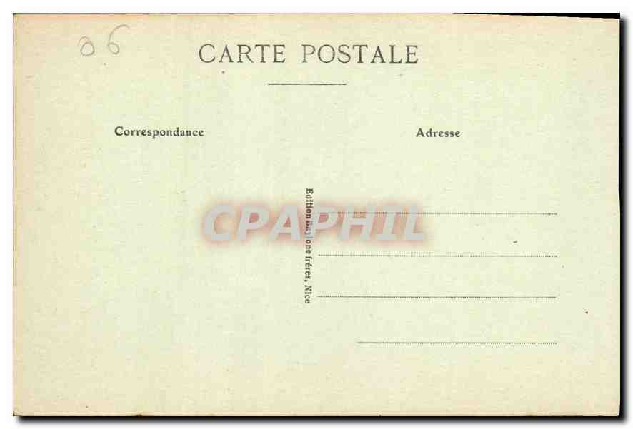 CPA Nice Jetee Promenade et Jardin Vue generale  — Rückseite