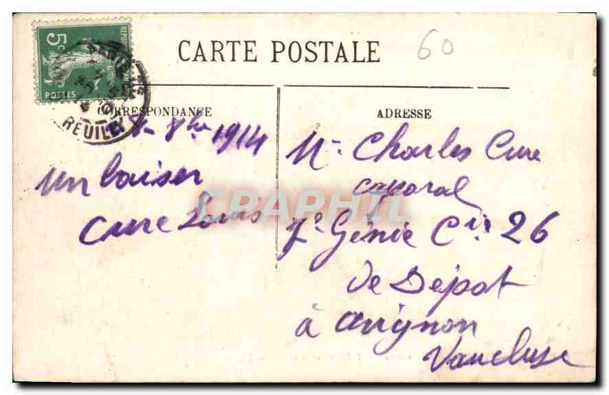 PierreFonds — Le Château, L'Étang et la Gare — LL. — n°120 — Rückseite