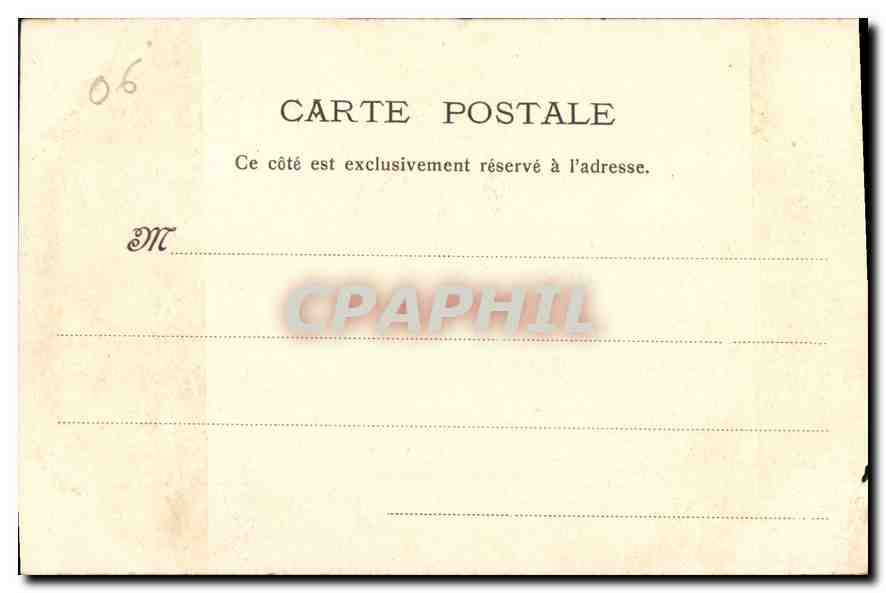 CPA Jardin de la Villa Rosailie  — Rückseite