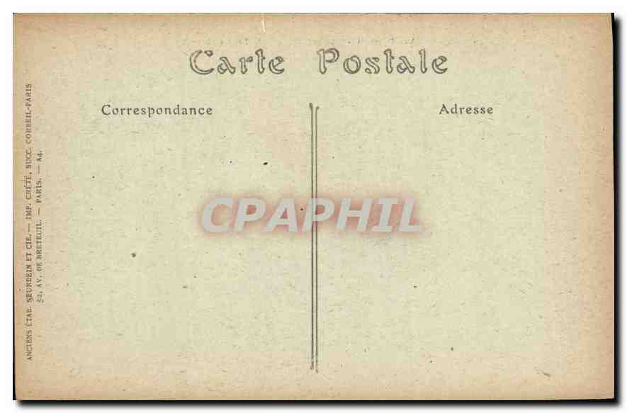 CPA Nice vue generale prise du Chateau  — Rückseite