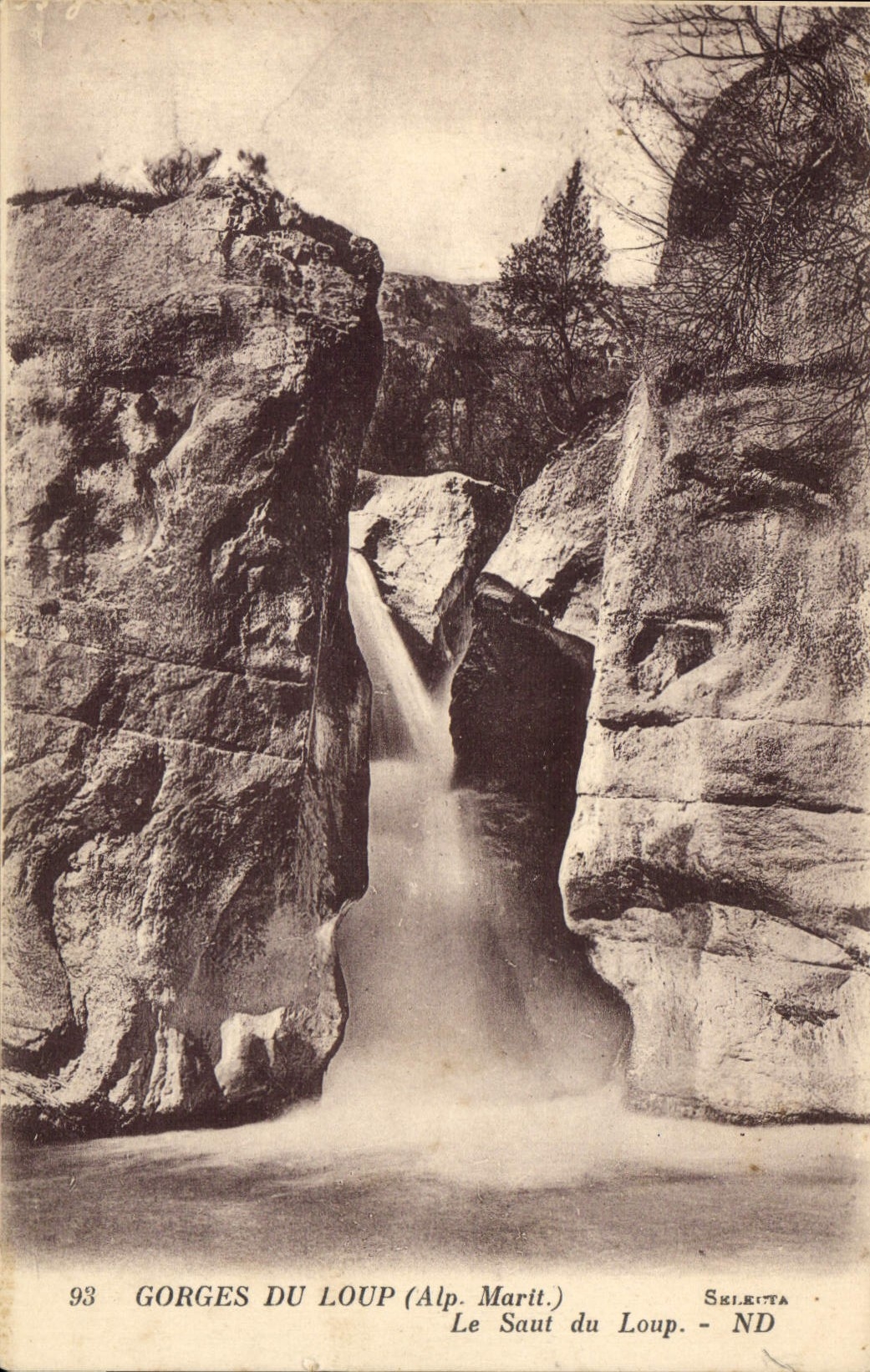 CPA Gorges du Loup Alp Marit Le Saut du Loup 