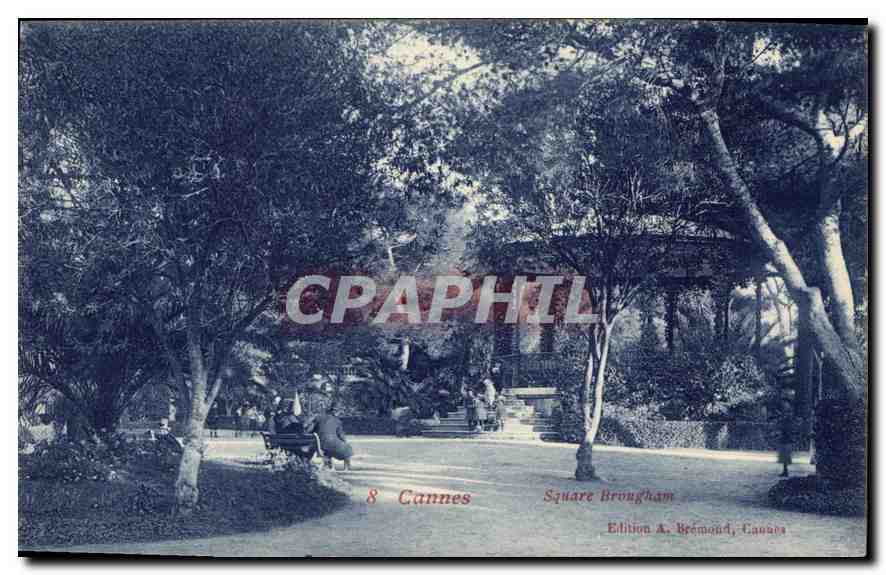 Square Brongham — Cannes — Édition A. Brémont, Cannes - Anverso
