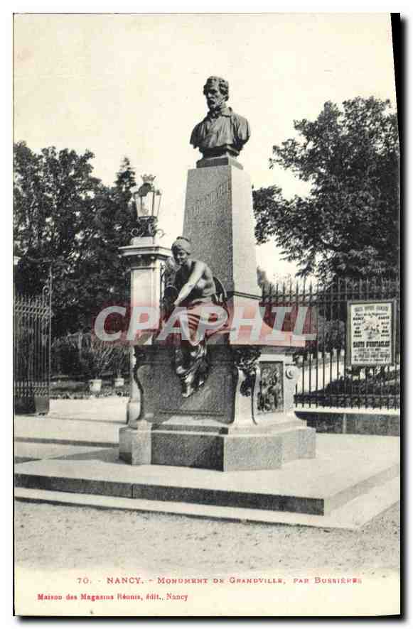 CPA Nancy Monument de Grandville par 