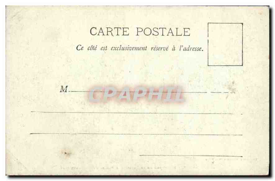 CPA Nancy Hemicycle de la Carriere et Palais du Gouvernement  — Rückseite