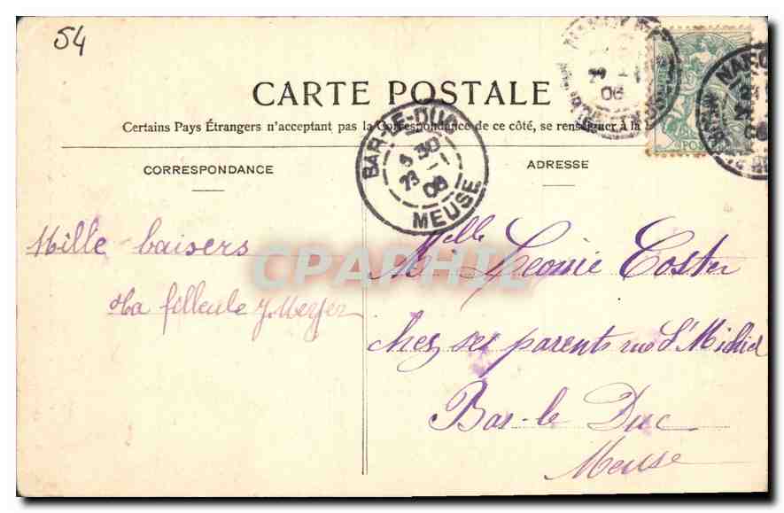 CPA La Lorraine illustree Nancy Statue de Thiers au piedestal l'Histoire ecrit sur ses tablettes 1er — Rückseite
