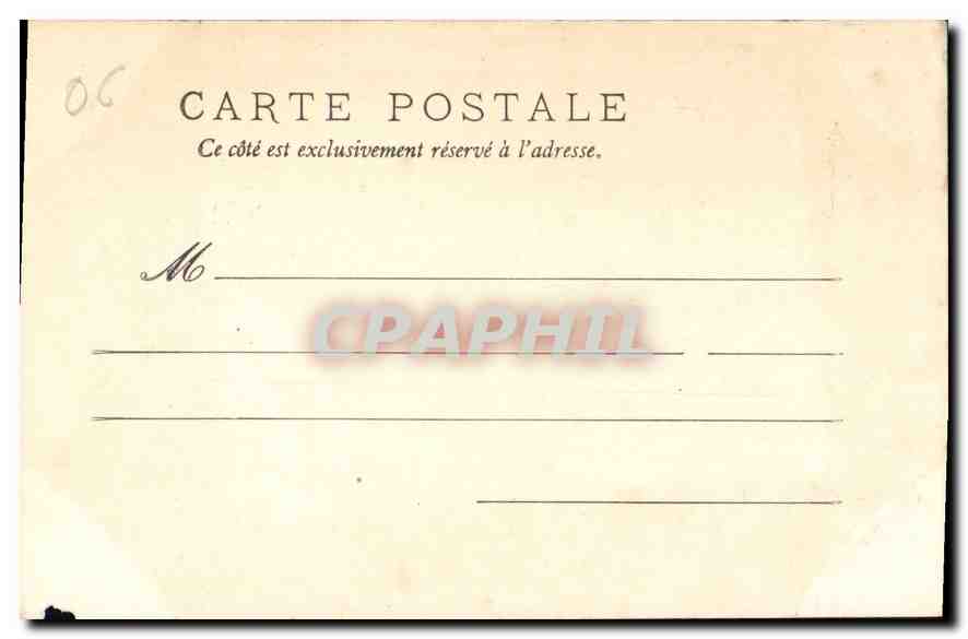 CPA Menton Pont Saint Louis Frontiere  — Rückseite
