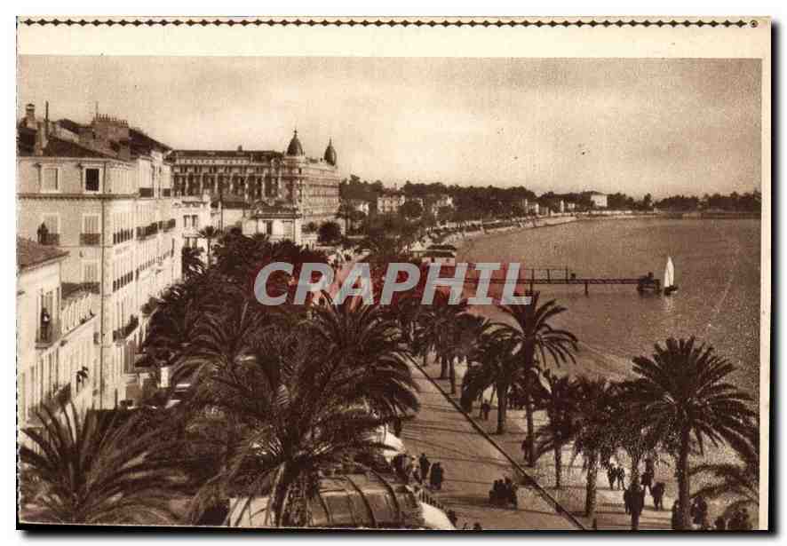CPA Cannes promenade de la Croisette 