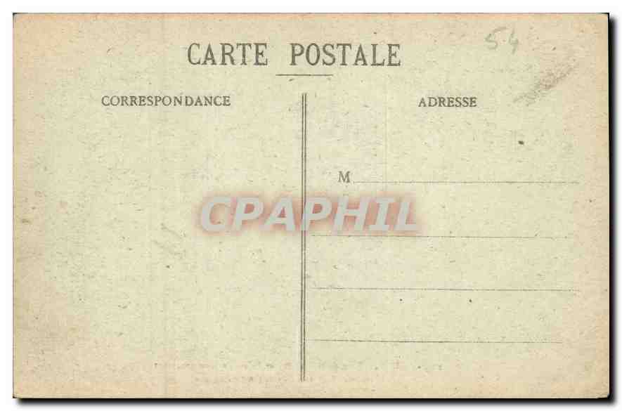 CPA Nancy Place de la Carriere et Palais du Gouvernement  — Rückseite