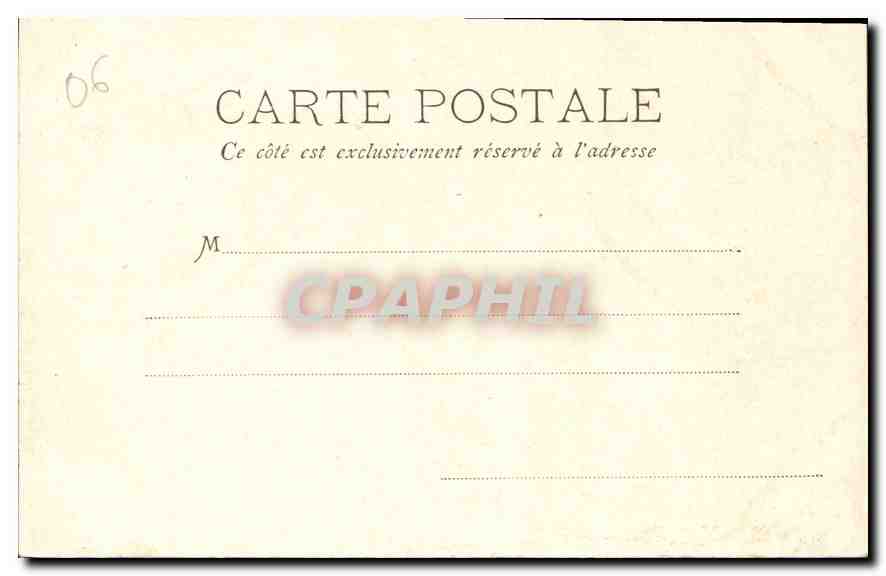 CPA Theoule Chateau  — Rückseite