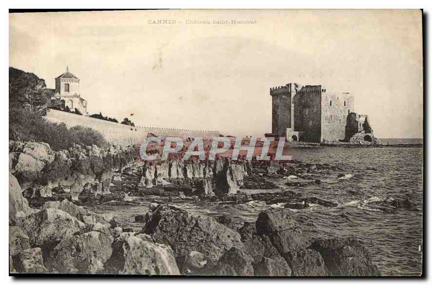 CPA Cannes Chateau Saint Honorat 
