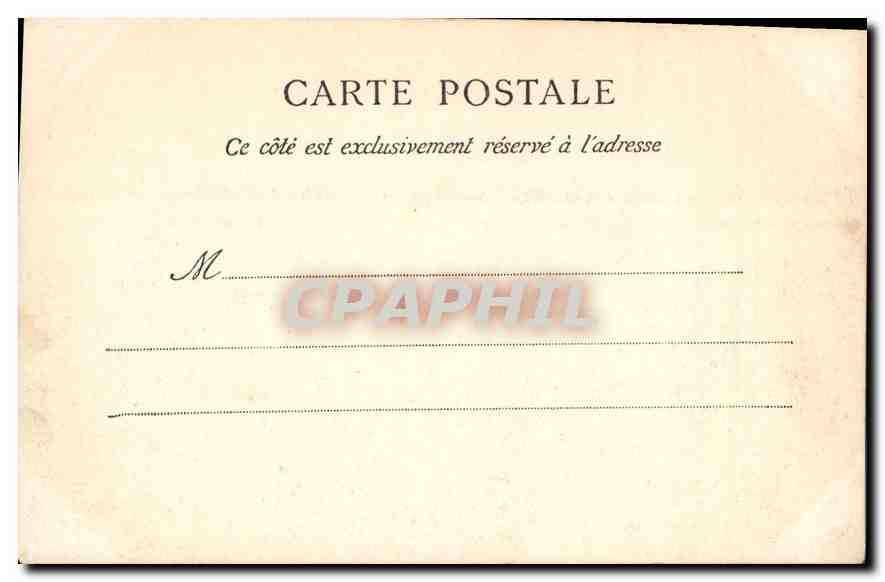CPA Cannes Chateau Saint Honorat  — Rückseite