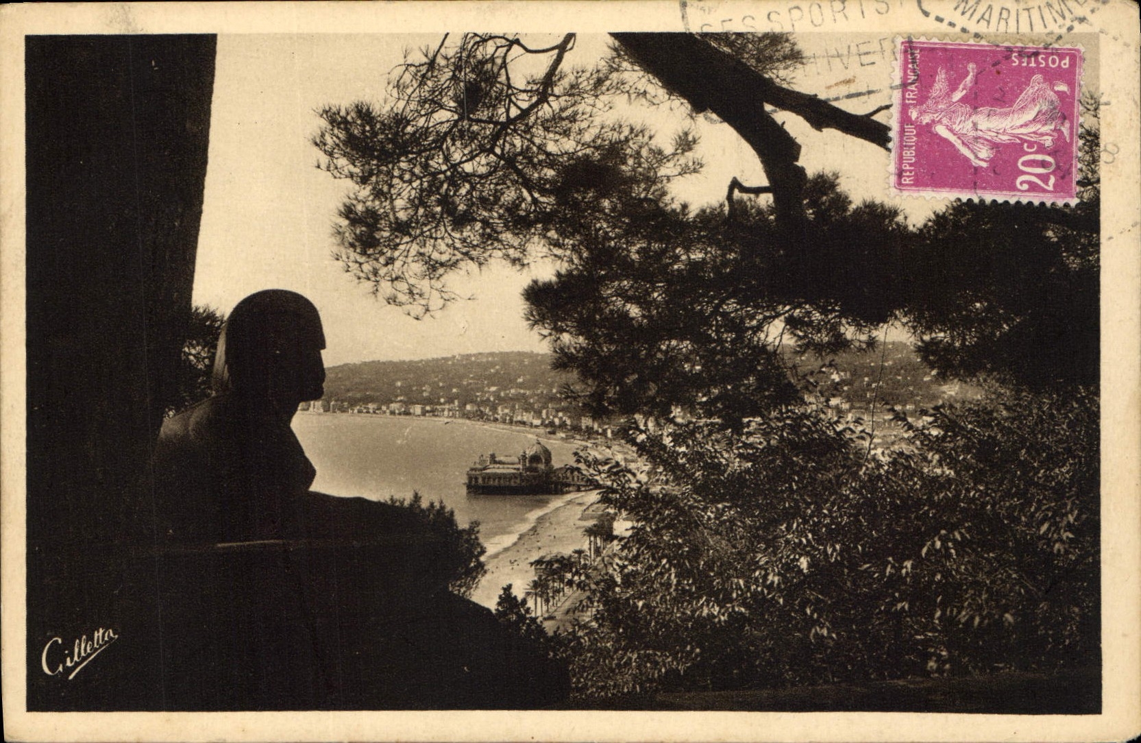 CPA Cote d'Azur Artistique Nice Etude Artistique 