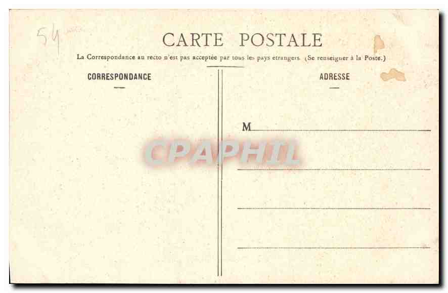 CPA Nancy Fontaine et place Callot  — Rückseite
