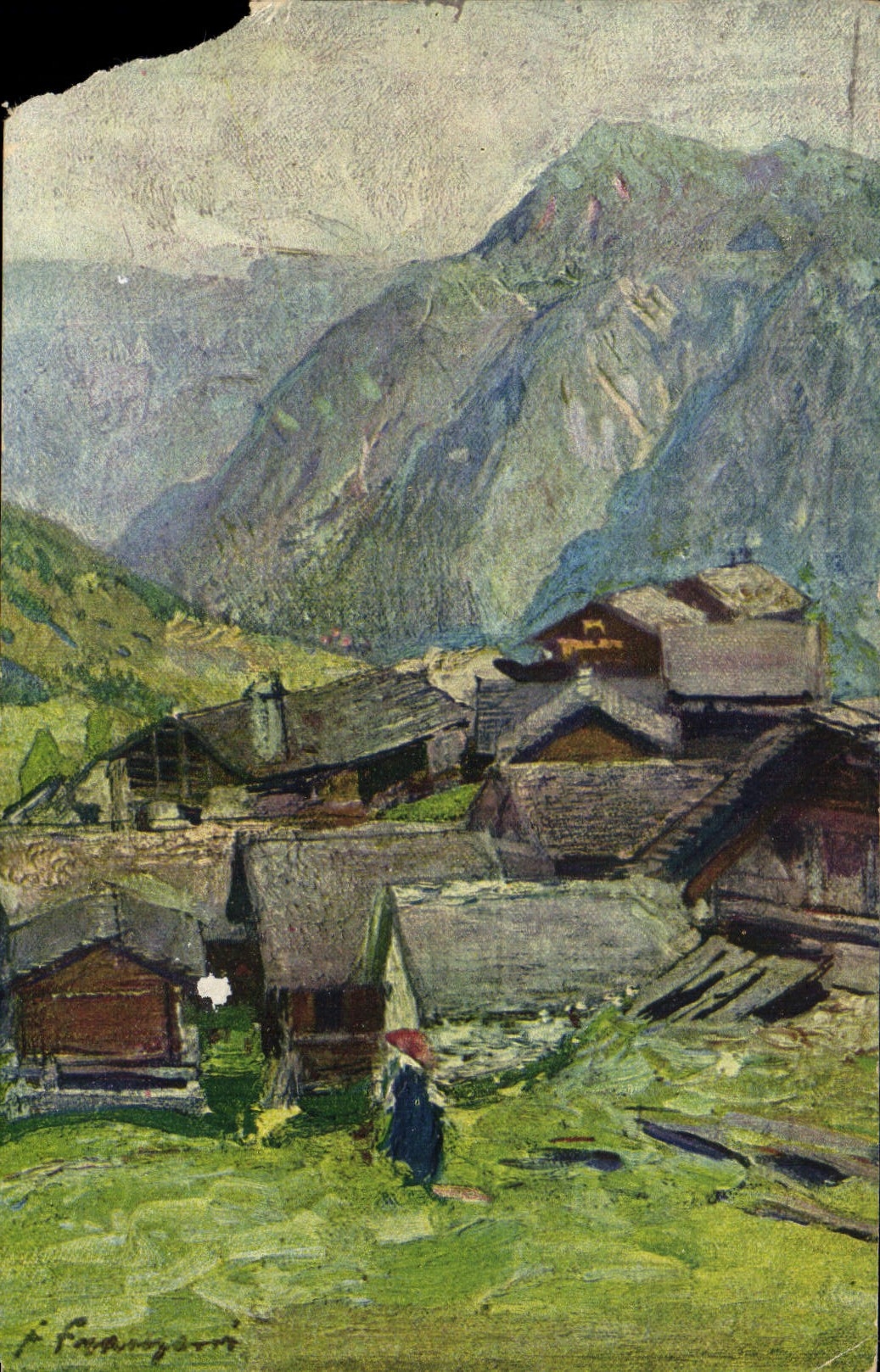 CPA Filippo Franzoni 1857 1911 Basco Valle Maggia 