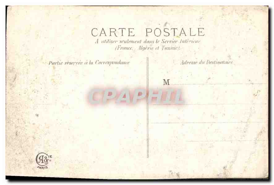 CPA Femme — Rückseite