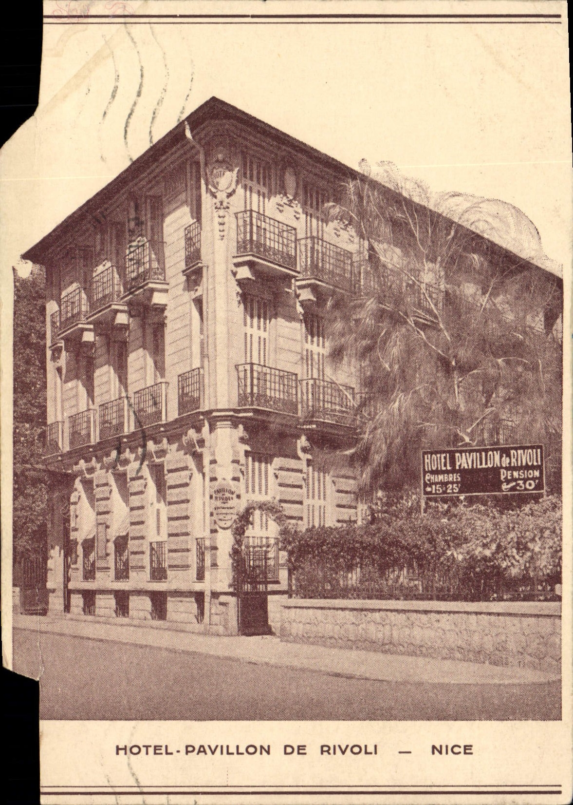 CPA Hotel Pavillon de Rivoli Nice 