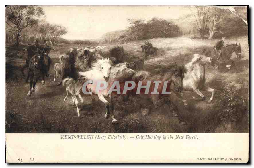 CPA Kemp Welch Lucy Elizabeth Colt Hunting en the New Forest 