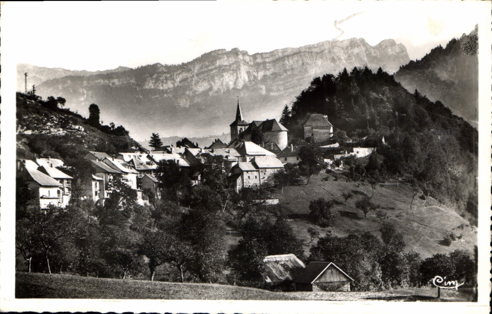 CPA Massif des Bauges le Chatelard Savoie 