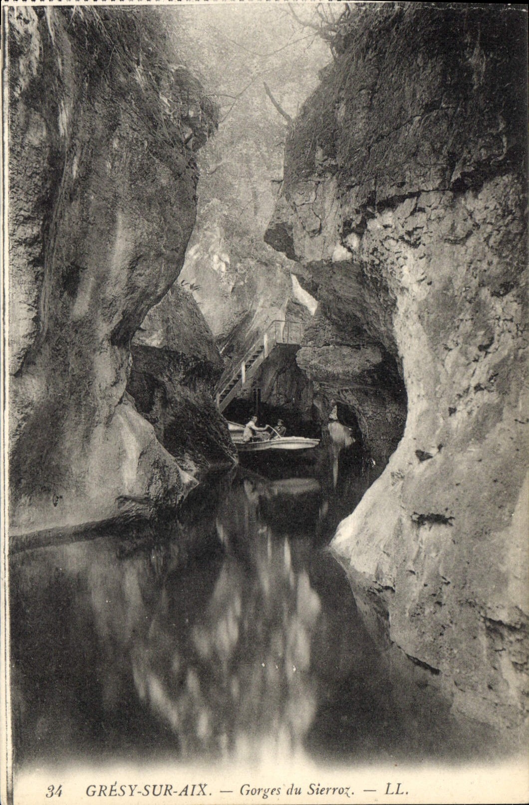 CPA Gresy syr Aix Gorges du Sierroz 