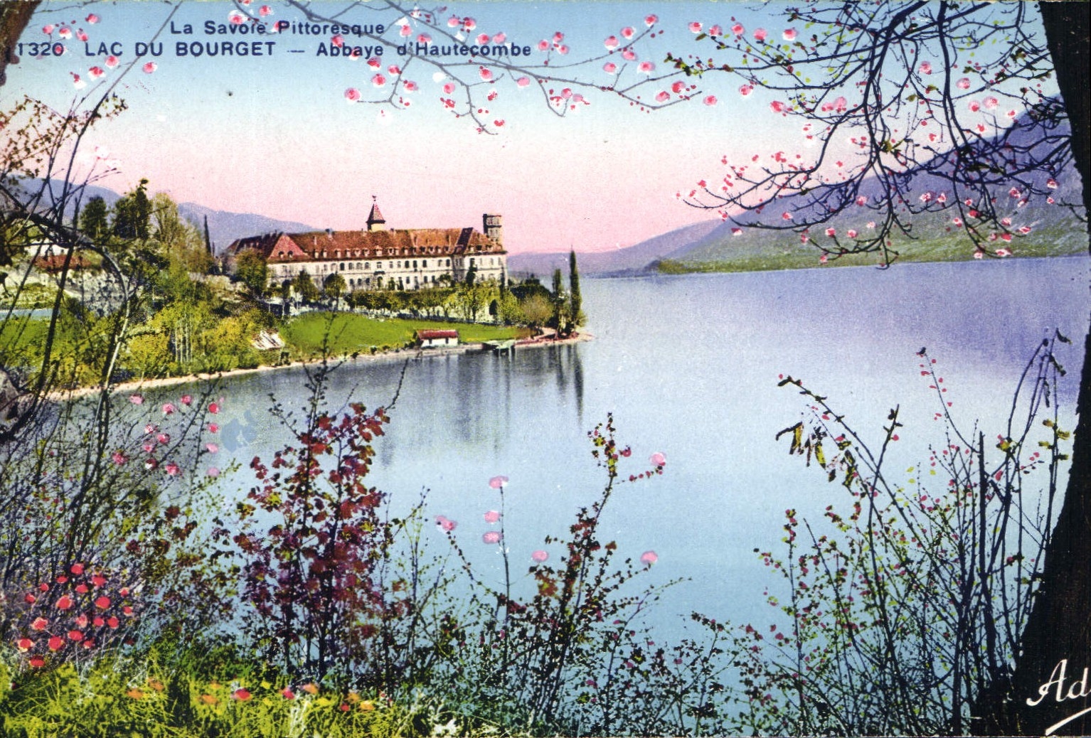 CPA La Savoie Pittoresque Lac du bourget Abbaye d'Hautecombe 