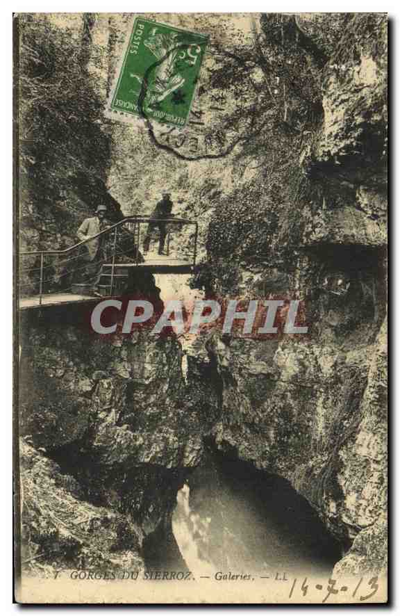 CPA Gorges du Sierroz Galeries 