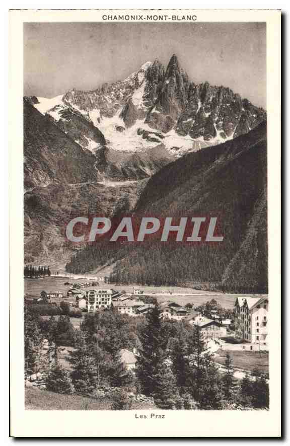 CPA Chamonix Mont Blanc les Praz 