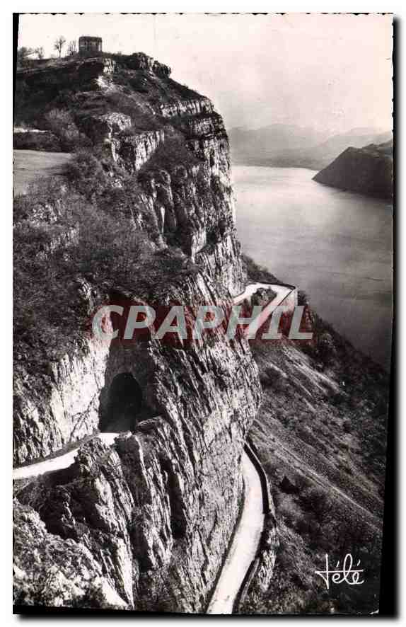 CPA Rocher de la Chambotte et Lac du Bourget 