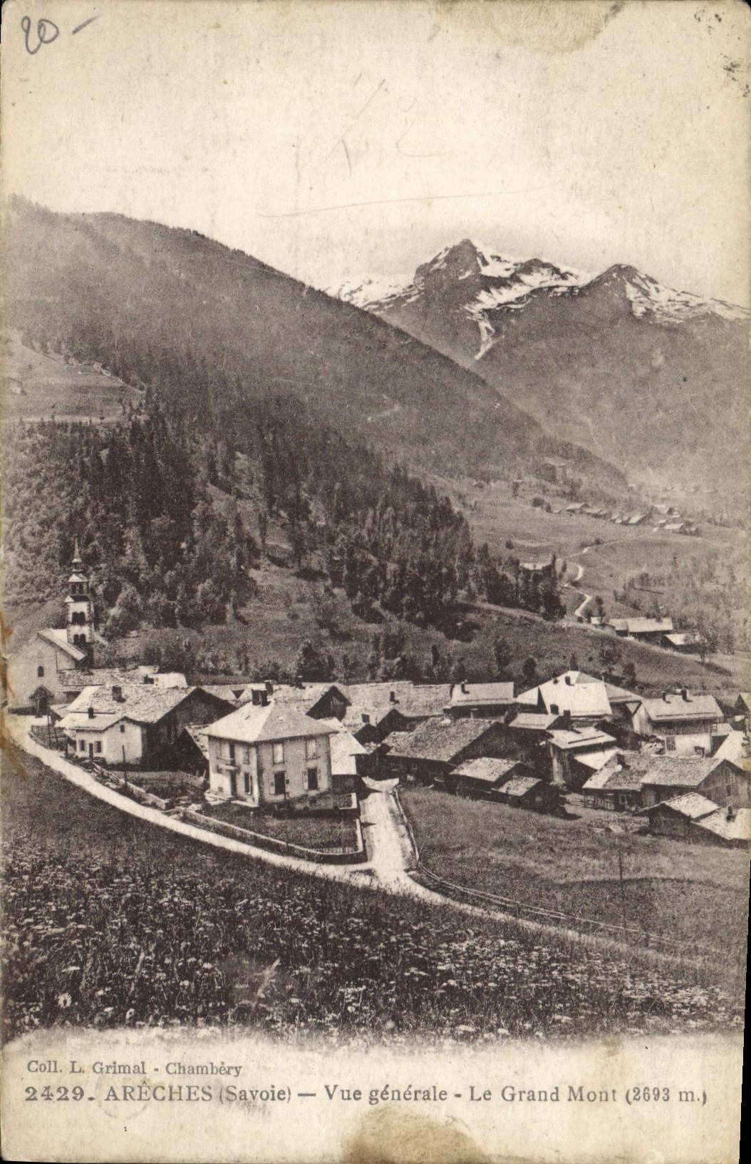 CPA Areches Savoie vue generale le Grand Mont 