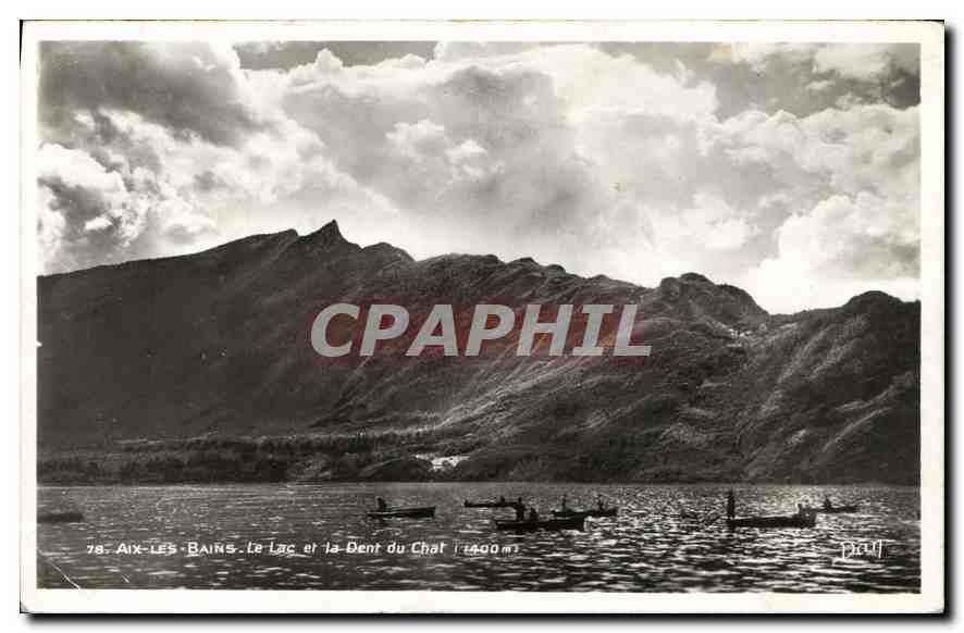 CPA Aix les Bains le Lac et la Dent du Chat 