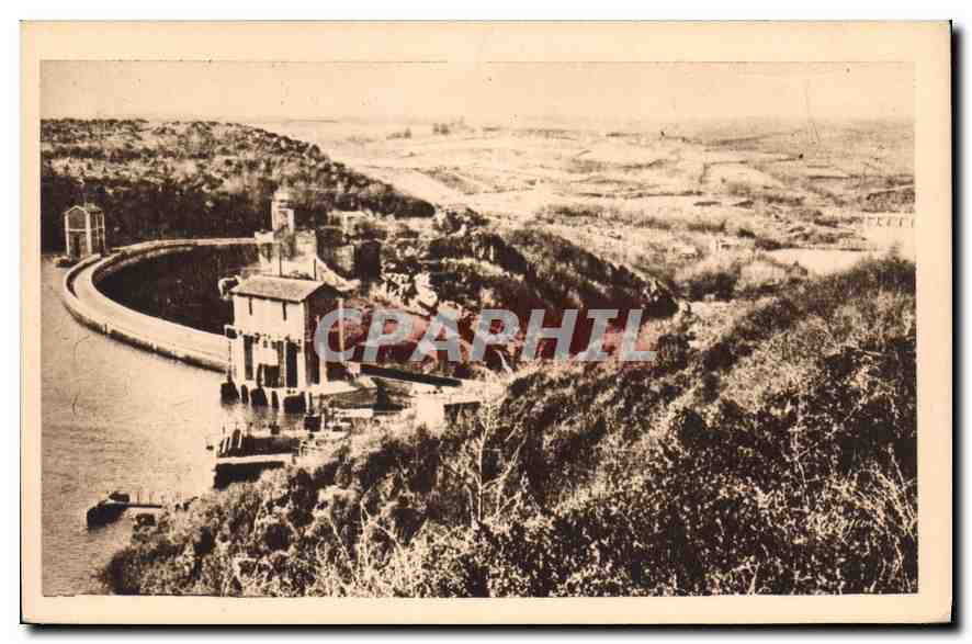Staudamm Eguzon — Ansicht der Creuse-Tal und des Pont des Piles — Éditions Modernes Théojac