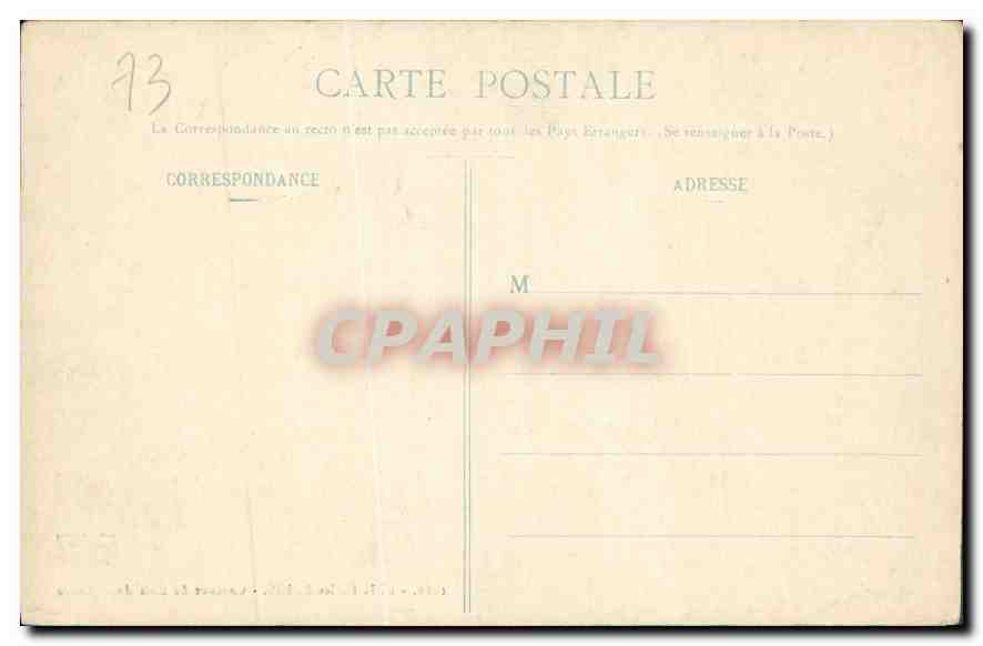 CPA Brides les Bains Cascade du Bois de Cythere  — Rückseite