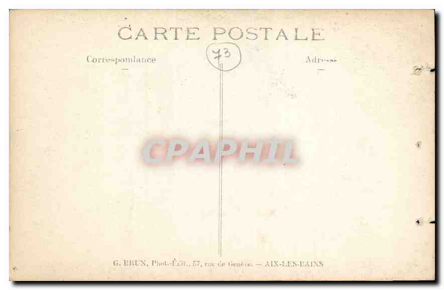 CPA La Pieta Aix les Bains Abbaye d'Hautecombe  — Rückseite