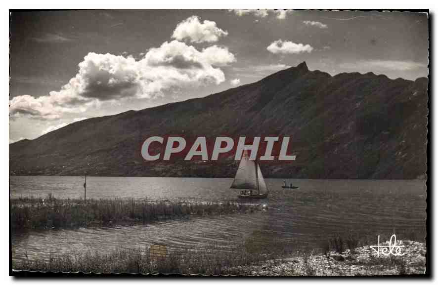 CPA Aix les Bains Lac Bourget et la Dent du Chat 