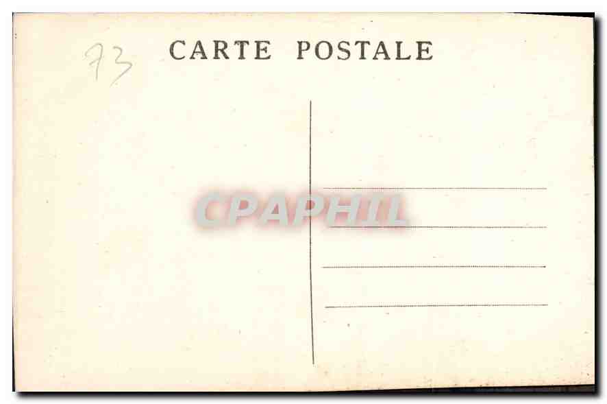 CPA Chambery la Metropole Nef Laterale droite l'enchevetrement des Voutes  — Verso