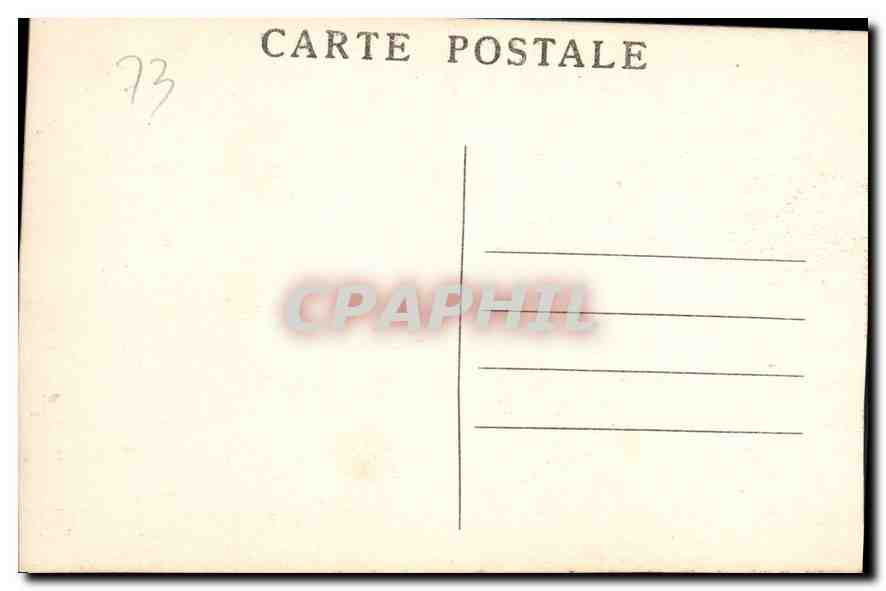 CPA Chambery la Metropole Nef Laterale Gauche la Baptistere  — Rückseite