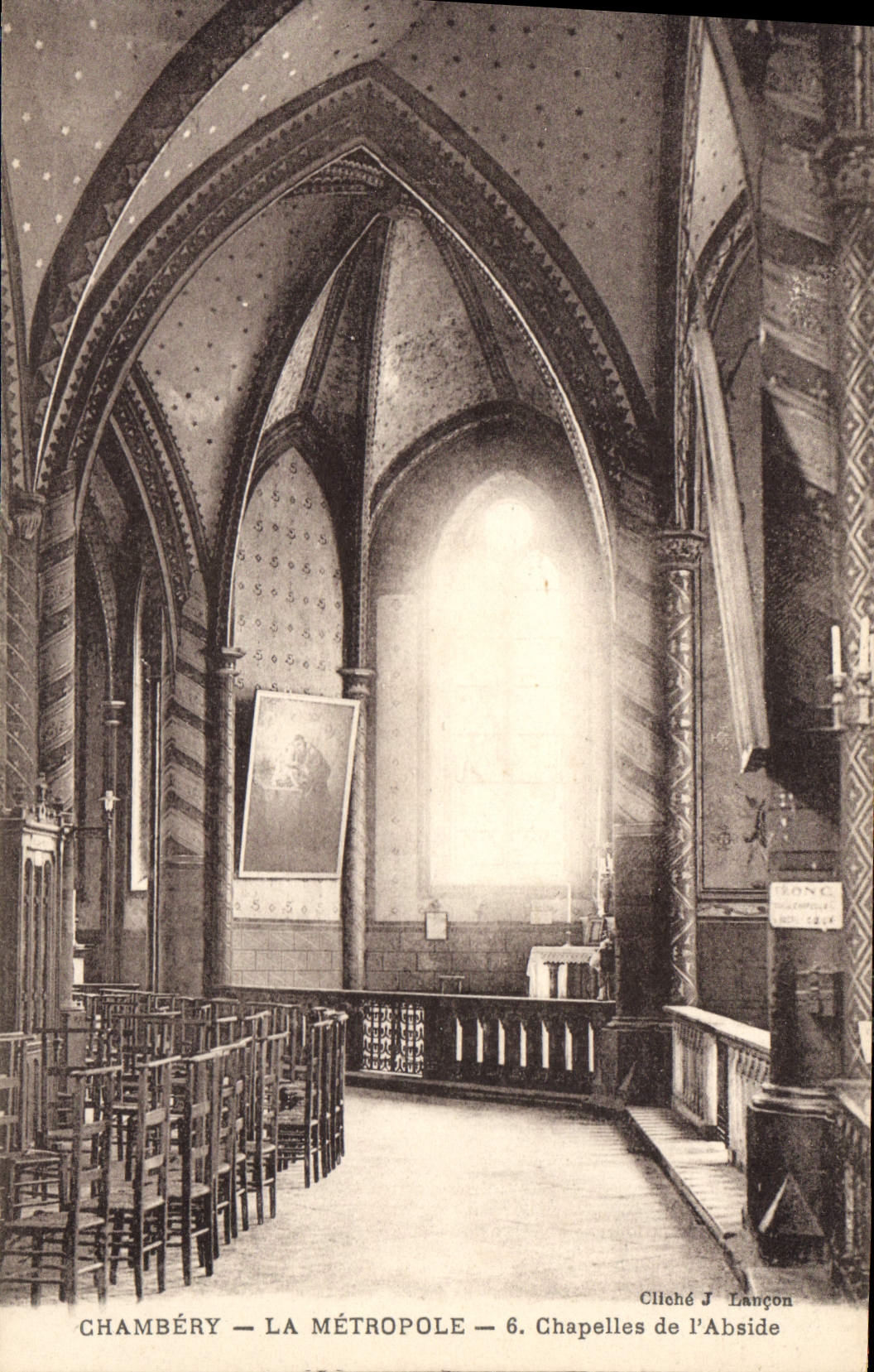 CPA Chambery la Metropole Chapelles de l'Abside 