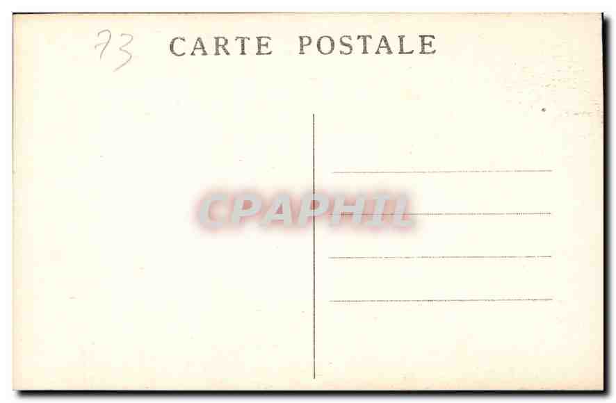 CPA Chambery la Metropole le Tombeau du President Favre  — Rückseite