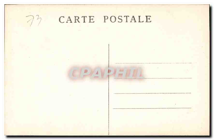 CPA Chambery la Metropole Chasse contenant enferme dans un moulage de Cire le cubitus d'un bras de S — Rückseite