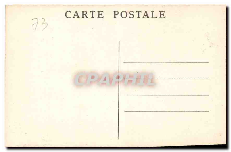 CPA Chambery la Metropole la Grande Nef  — Rückseite