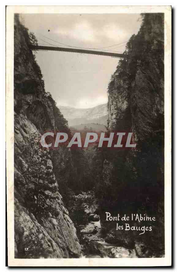 CPA Pont de l'Abime les Bauges 