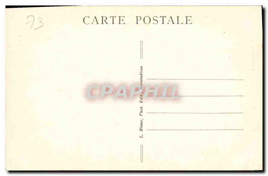 CPA Savoie Tourisme Chambery le Portail Saint Dominique d'architecture gothique du XV siecle ornait  — Rückseite