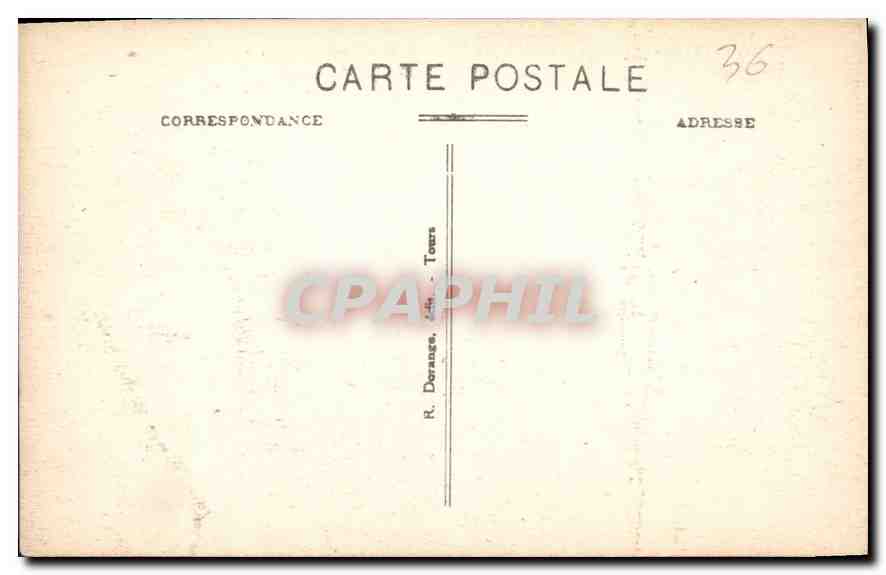 CPA Valencay Indre le Chateau l'entree et le Donjon  — Rückseite