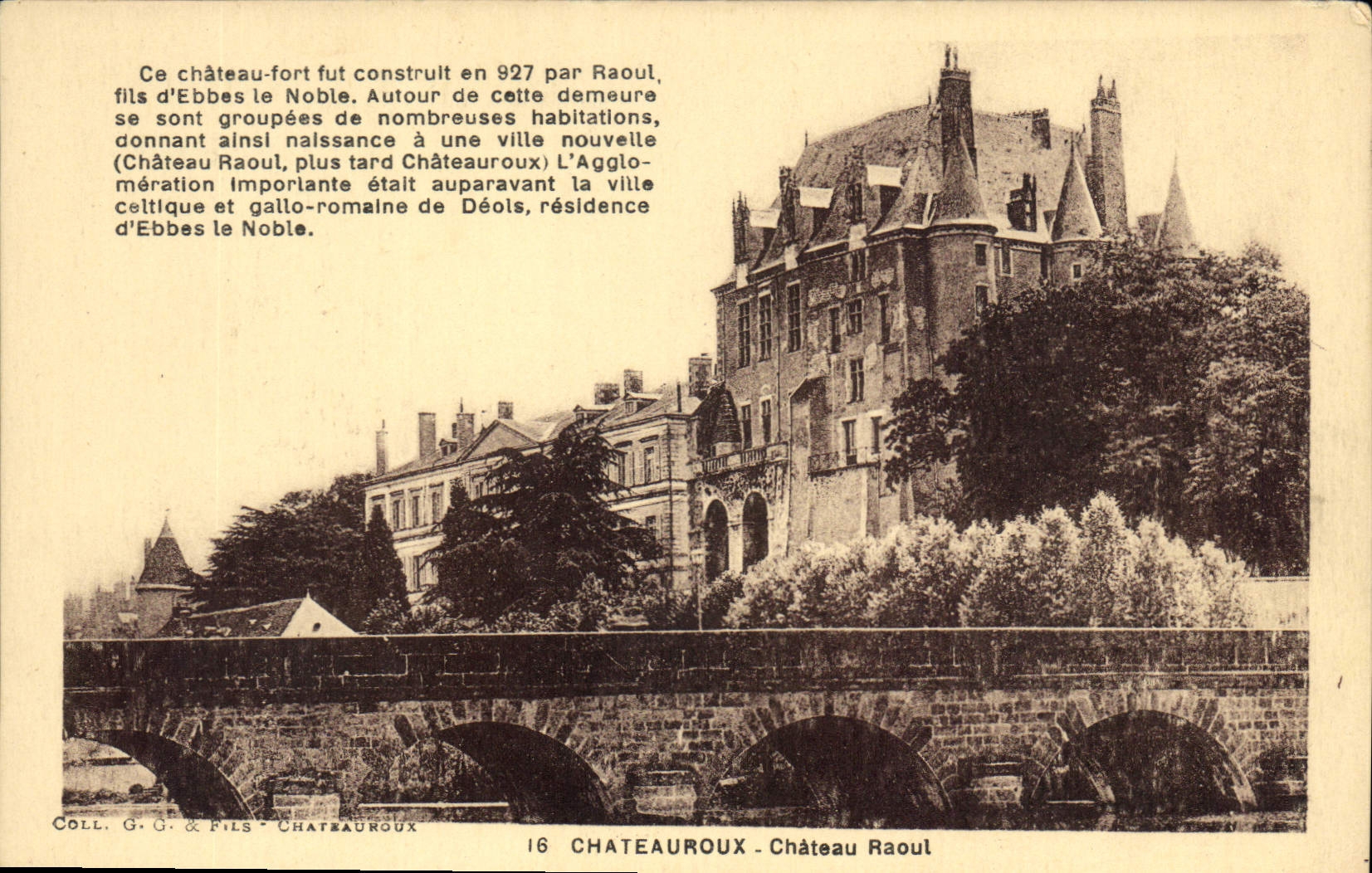 Schloss Raoul — Châteauroux — Sammlung G. G. & Fils, n°16
