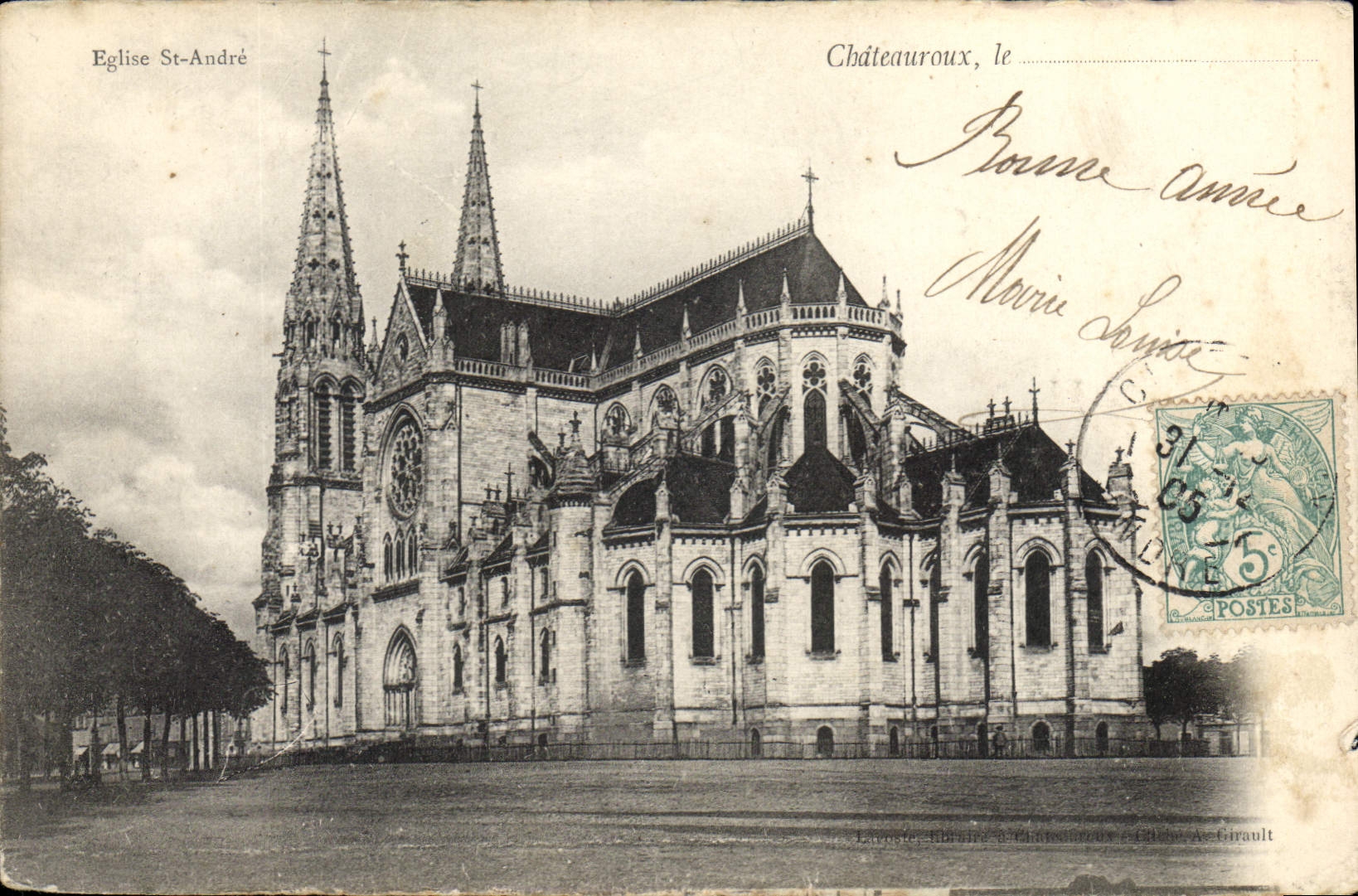 Église Saint-André — Châteauroux — Édition A. Girault