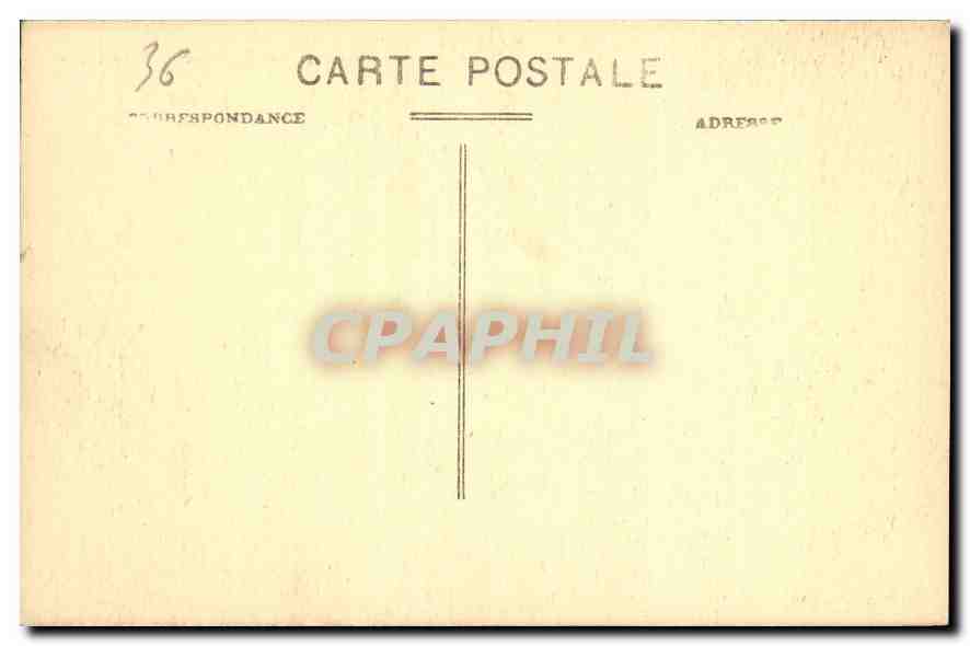 CPA Gargilesse la Creuse vue du Pont Noir  — Rückseite
