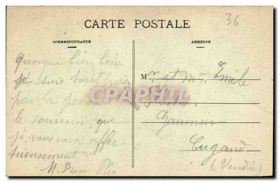 CPA Pelerinage d'Issoudun Autel de Notre Dame du Sacre Coeur  — Rückseite