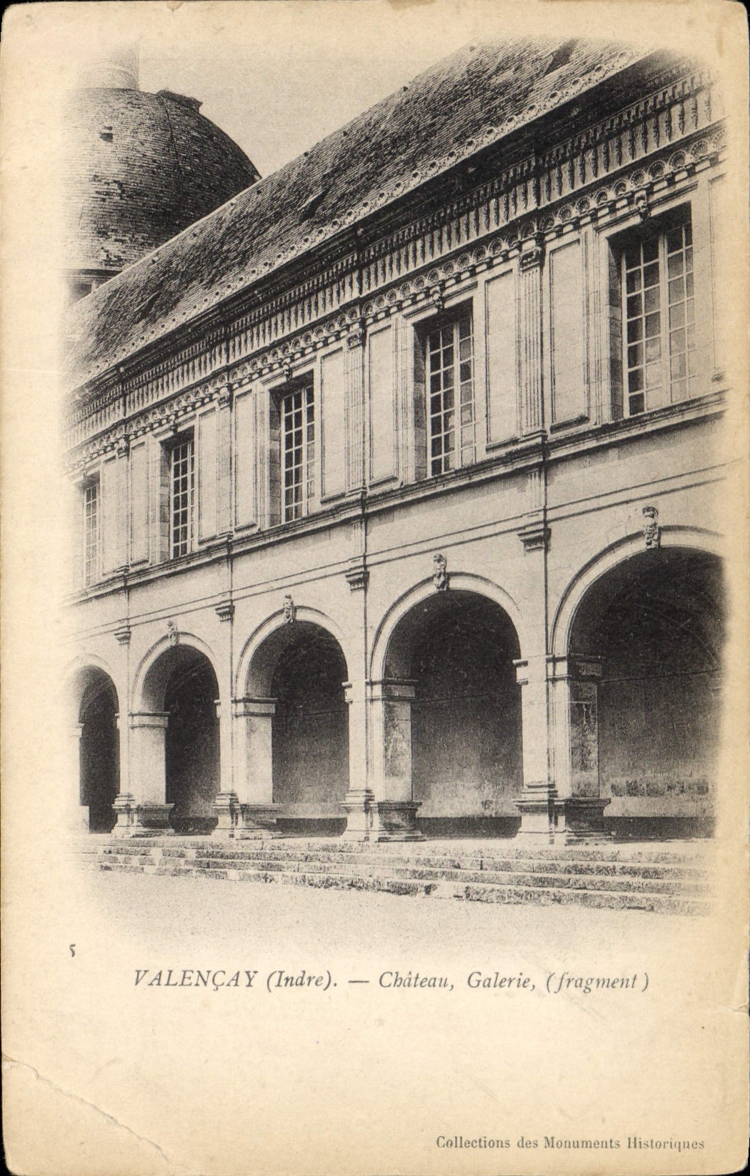 Valençay (Indre) — Château, Galerie, (fragment) — Collections des Monuments Historiques