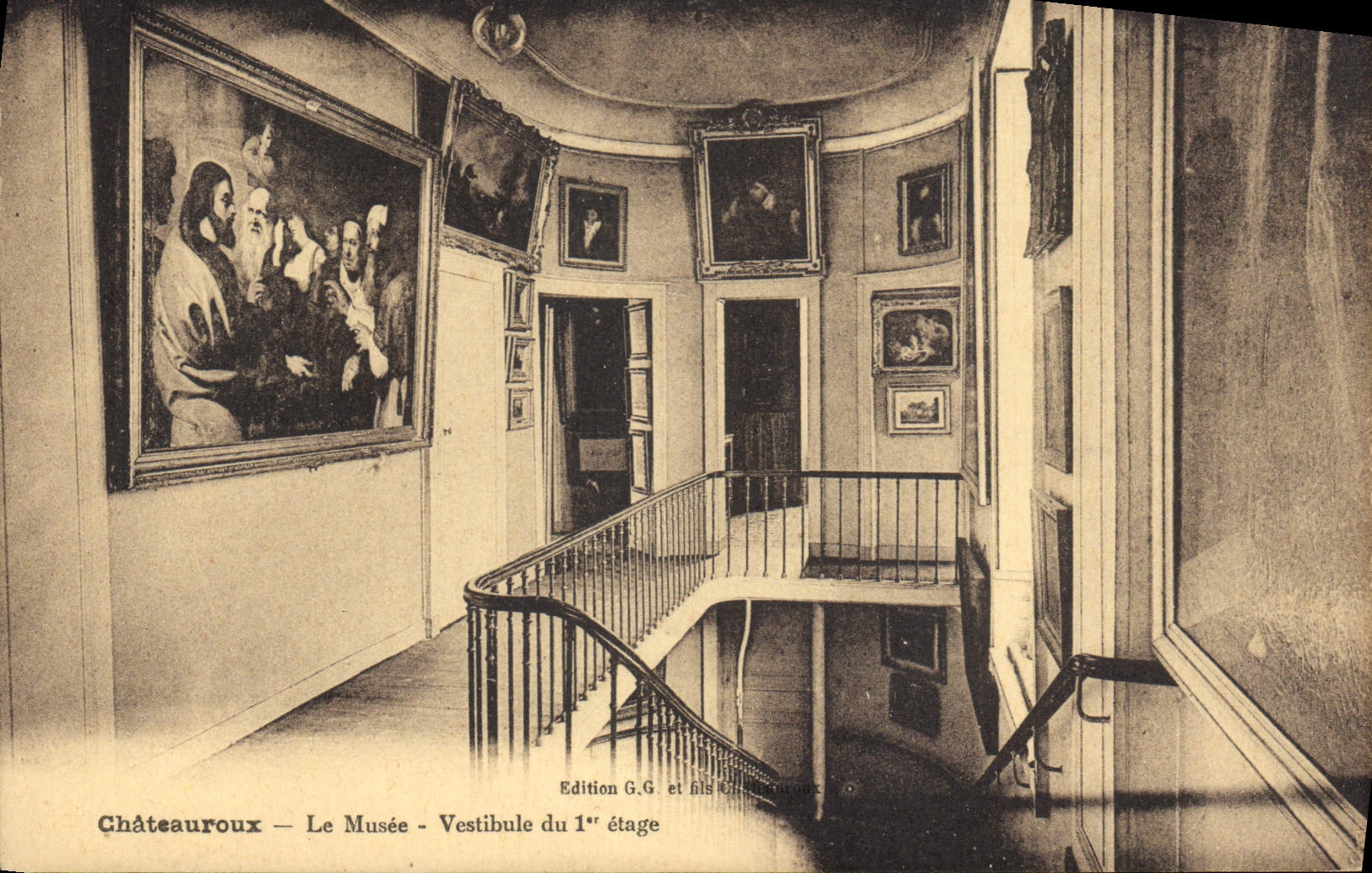 Châteauroux — Le Musée - Vestibule du 1er étage — Edition G.G. et fils