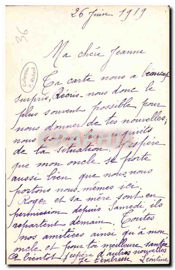 CPA Gargilesse Indre Crypte de l'eglise Peintures du XV siecle  — Rückseite
