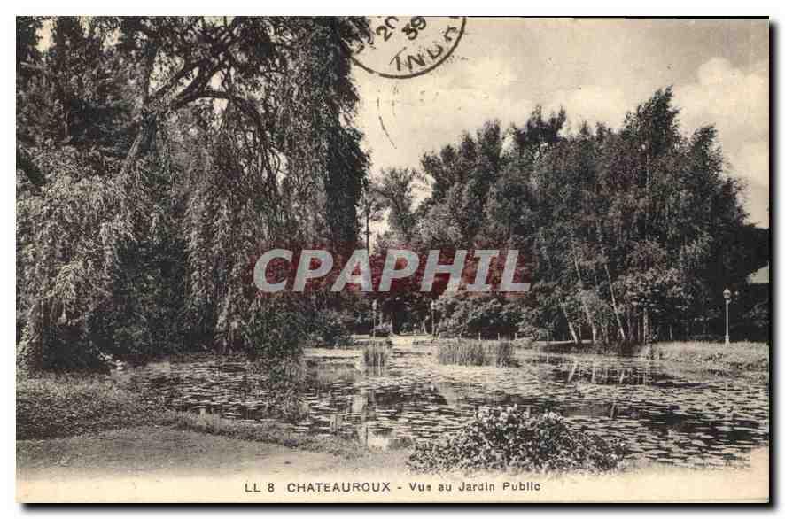 Châteauroux — Vue au Jardin Public — LL 8